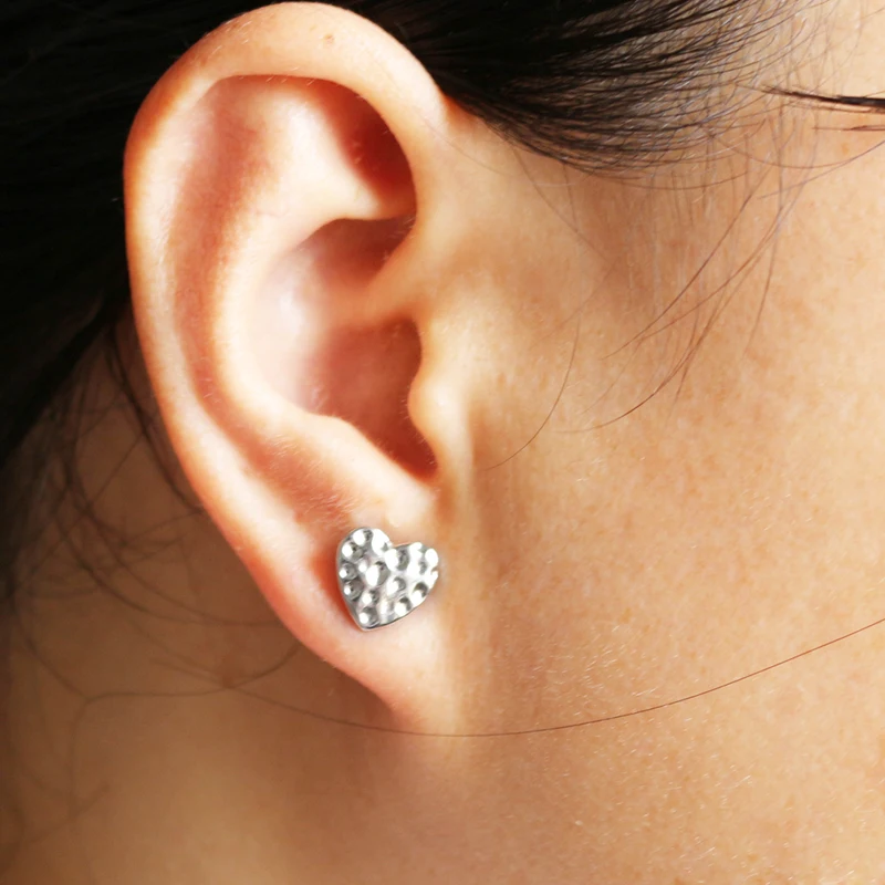 

ES2090 New Design Heart Stud Earrings For Women Girls Mini Simple Jewelry Earring pendientes mujer moda 2018 Hot Selling Gifts