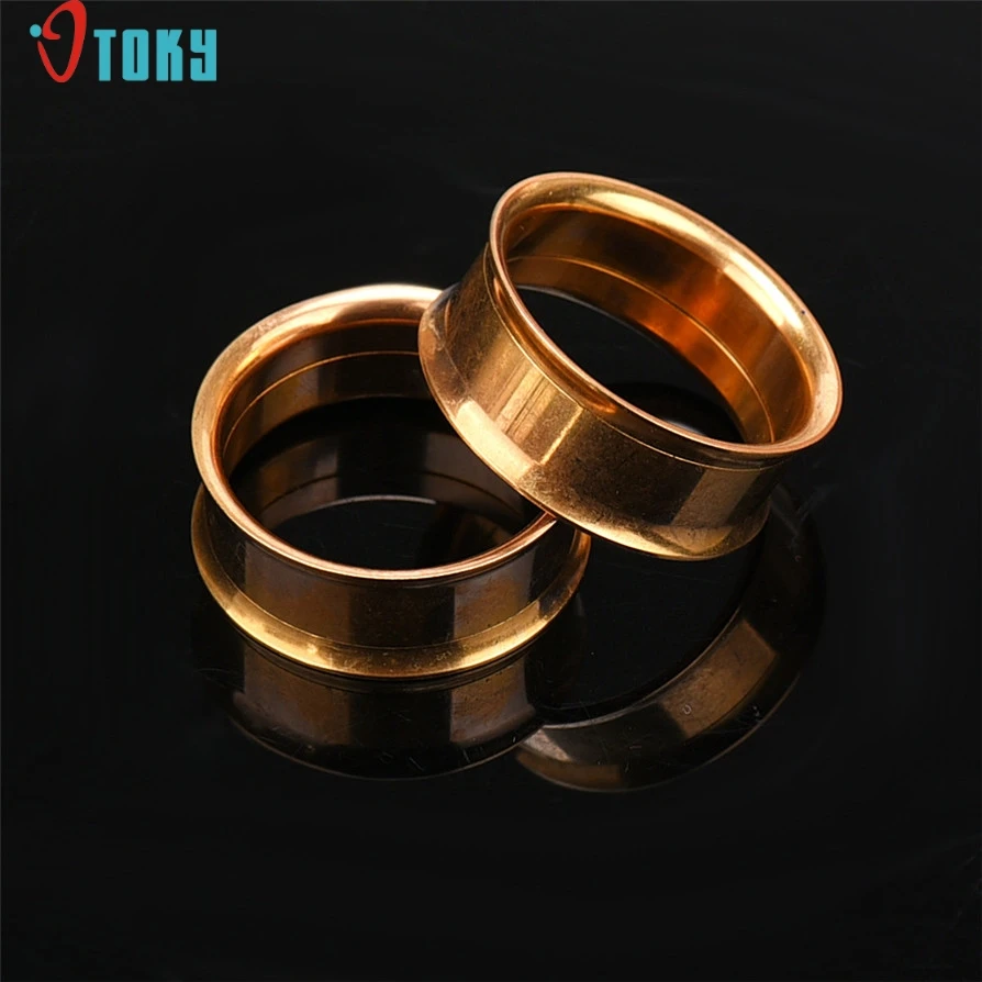 OTOKY Gussy Life простая Мода 1 пара из нержавеющей стали винтовые ушные манометры