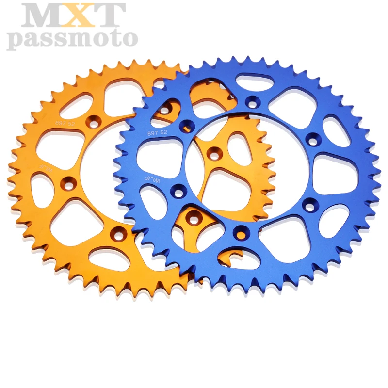 KTM пластина цепи мотоцикла зубчатая пластина звездочки ЧПУ 520-52T KTM SX EXC SX SXF XCW EXC-F EXCF 125 250 350 450 525 530 2003