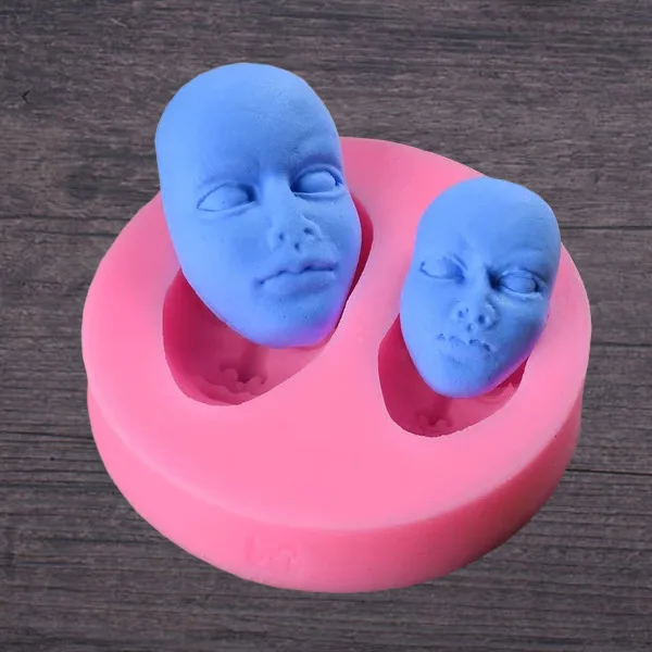 1 шт. маска для лица 3D силиконовый инструмент сделай сам украшения торта глины
