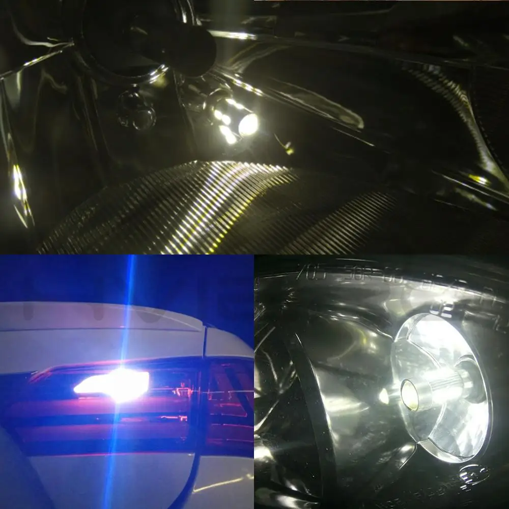 T10 белый синий Canbus W5W 194 10Led клиновидный сигнал поворота номерной знак лампа для