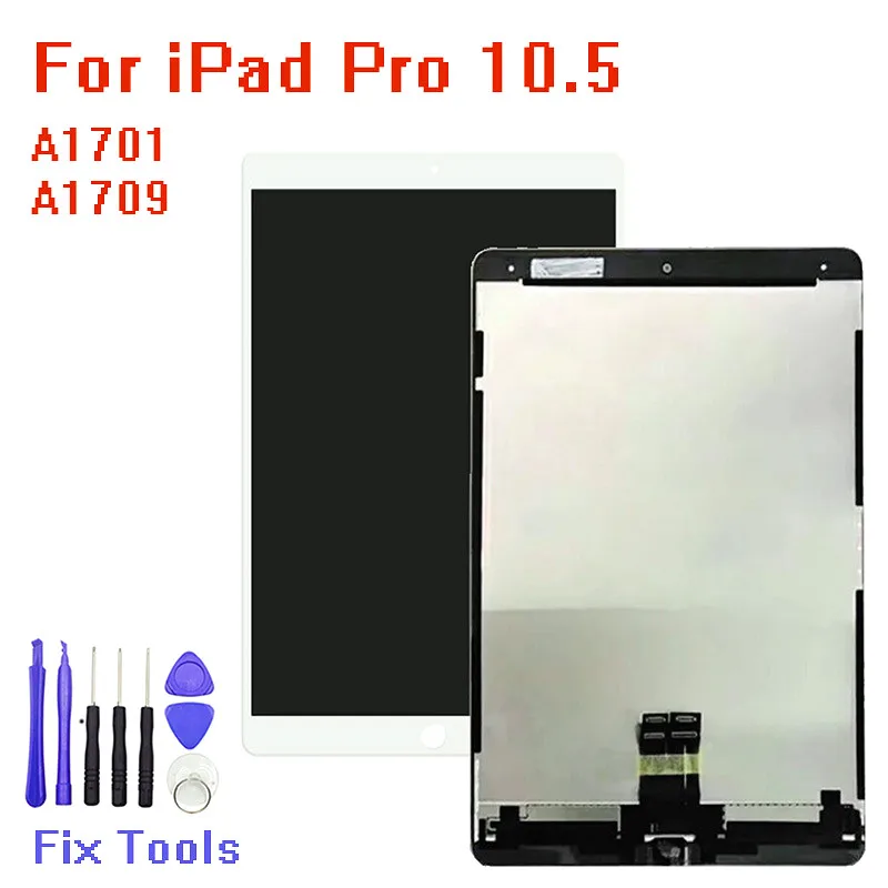 5 шт./лот для iPad Pro 10,5 ЖК-дисплей A1709 A1701 ЖК-дисплей сенсорный экран замена дигитайзера для iPad Pro 10,5