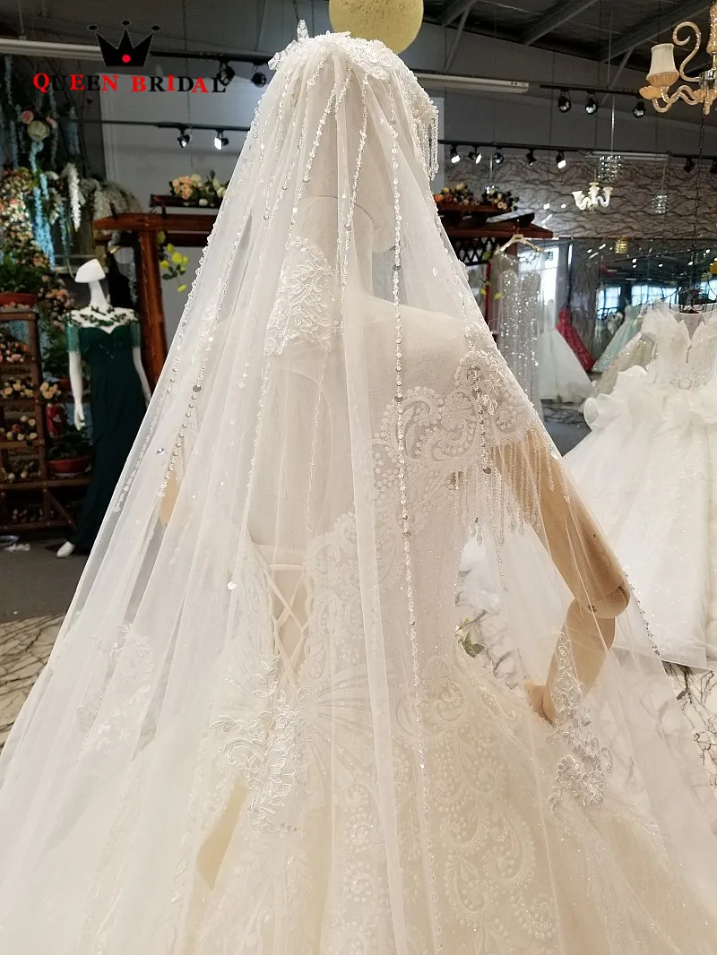 Vestido De Noiva New Arrival Real Sample Luxury Wedding Dresses QUEEN BRIDAL robe de mariage 2021 Wedding Gown WD142