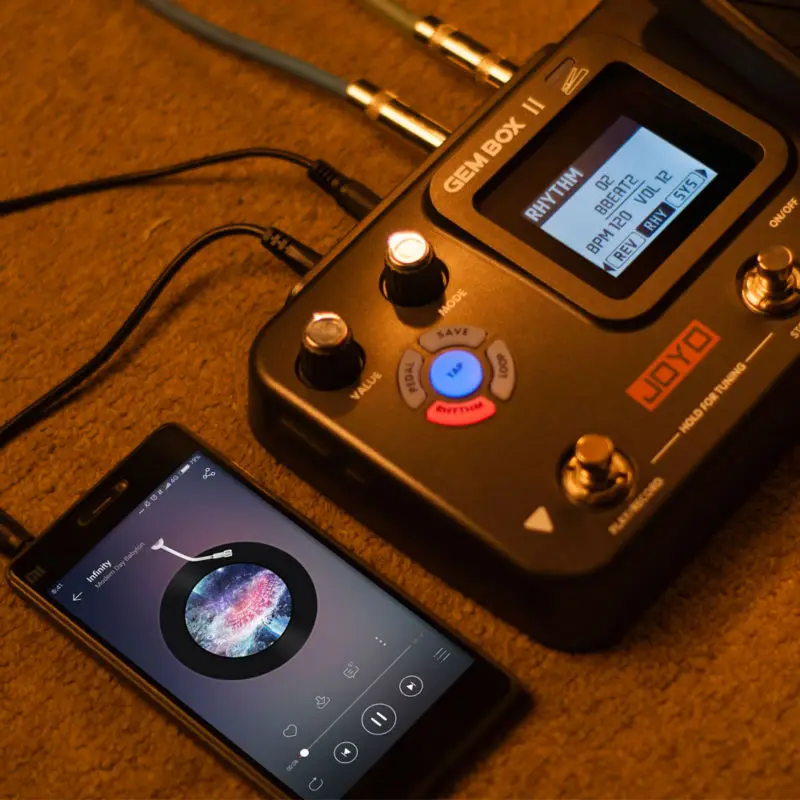 Joyo Gembox II Мультифункциональный процессор 3 минуты looprecording 40 барабанная машина