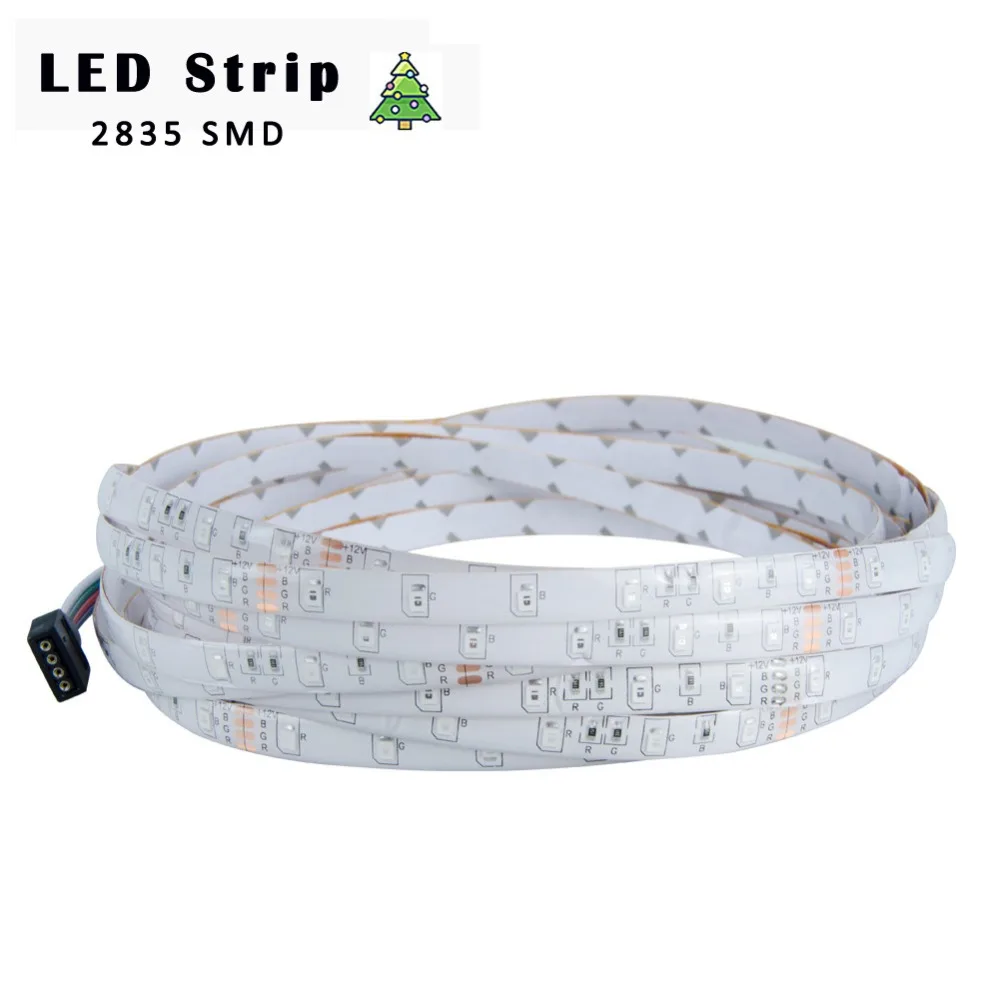 Светодиодная лента 2835 3528 SMD DC 12 В 60 светодиодов/м гибкая светодиодная