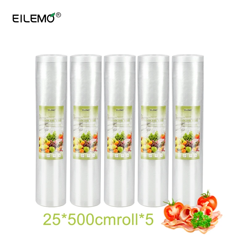 Eilemo 5rolls/лот вакуумный мешок Еда упаковщик упаковочная запайки упаковки мешки