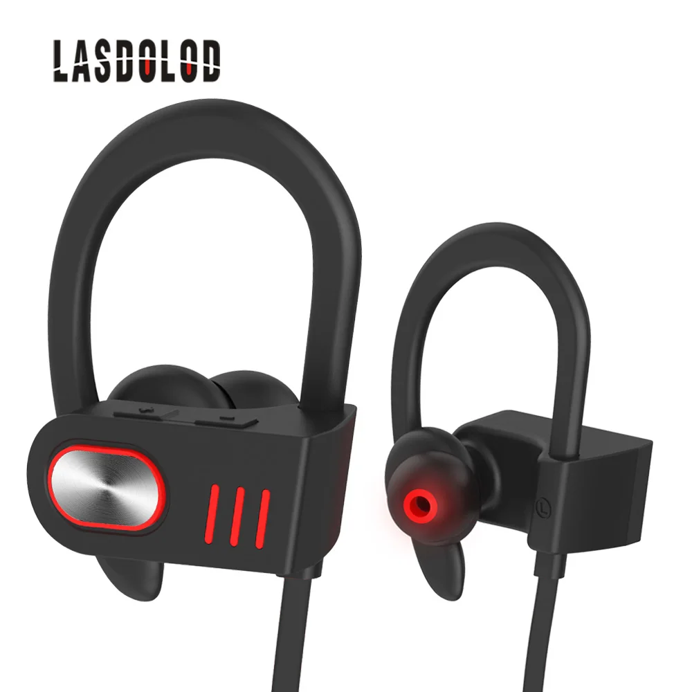 Lasdolod беспроводные bluetooth наушники IPX4 водонепроницаемые Бег Беспроводные с