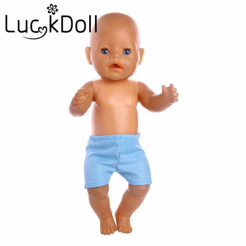 LUCKDOLL Модная Кукла шорты подходит 18 дюймов Американский 43 см детская кукла одежда аксессуары, игрушки для девочек, поколение, подарок на день рождения
