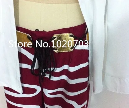 Костюм для косплея донкихот дофламинго накидка рубашка брюки ремень|shirts diamond|belt