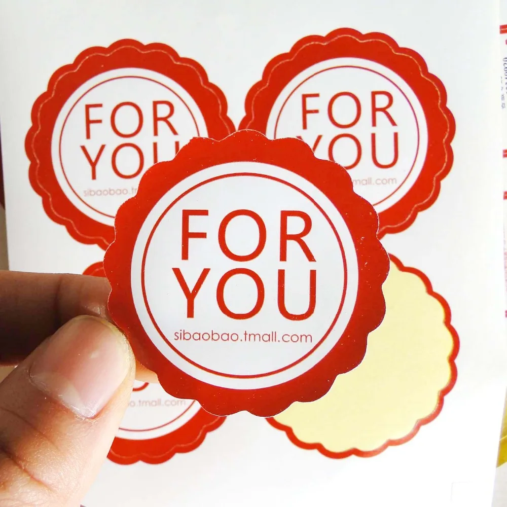 1000 шт./партия бумажные наклейки для подарков|adhesive paper|paper adhesive1000pcs stickers |