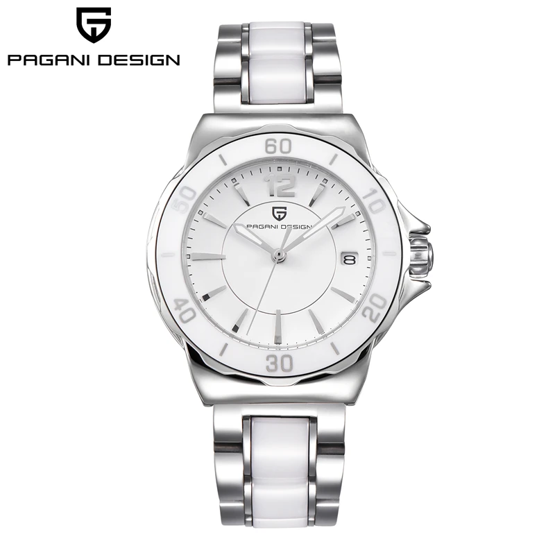 Женские часы с керамическим браслетом PAGANI Роскошные водонепроницаемые