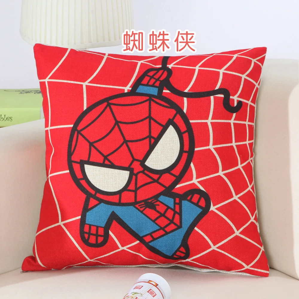 Наволочка для подушки с супергероями хлопковая наволочка изображением героев