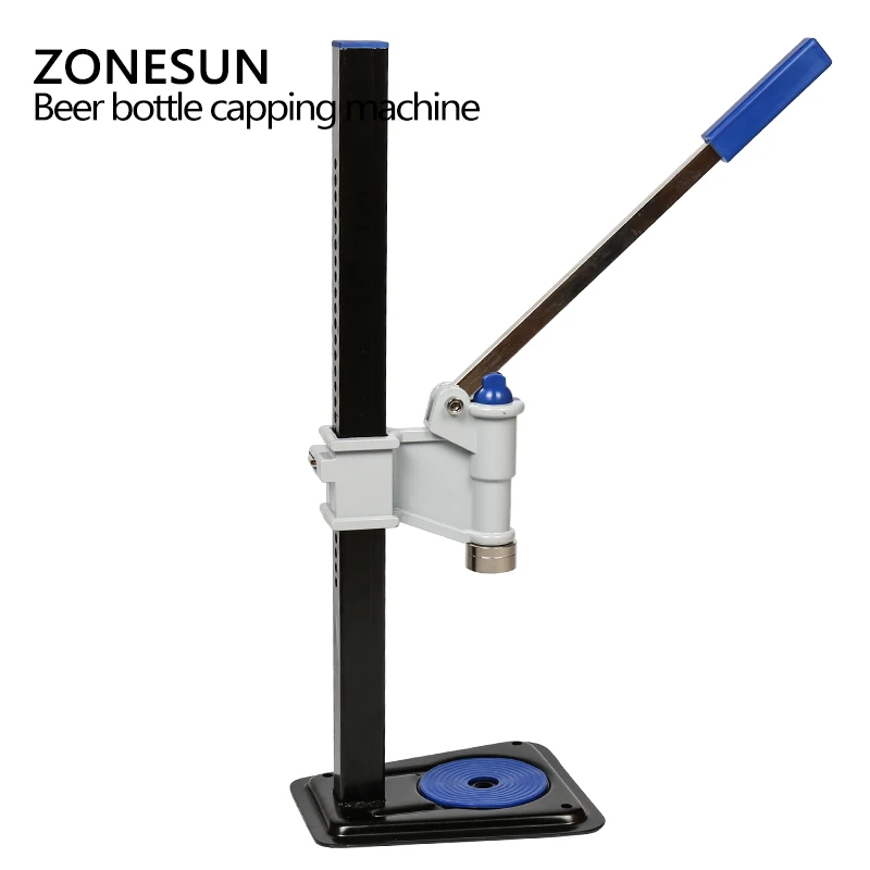 ZONESUN машина для укупорки пивных бутылок ручное устройство крышек пивная