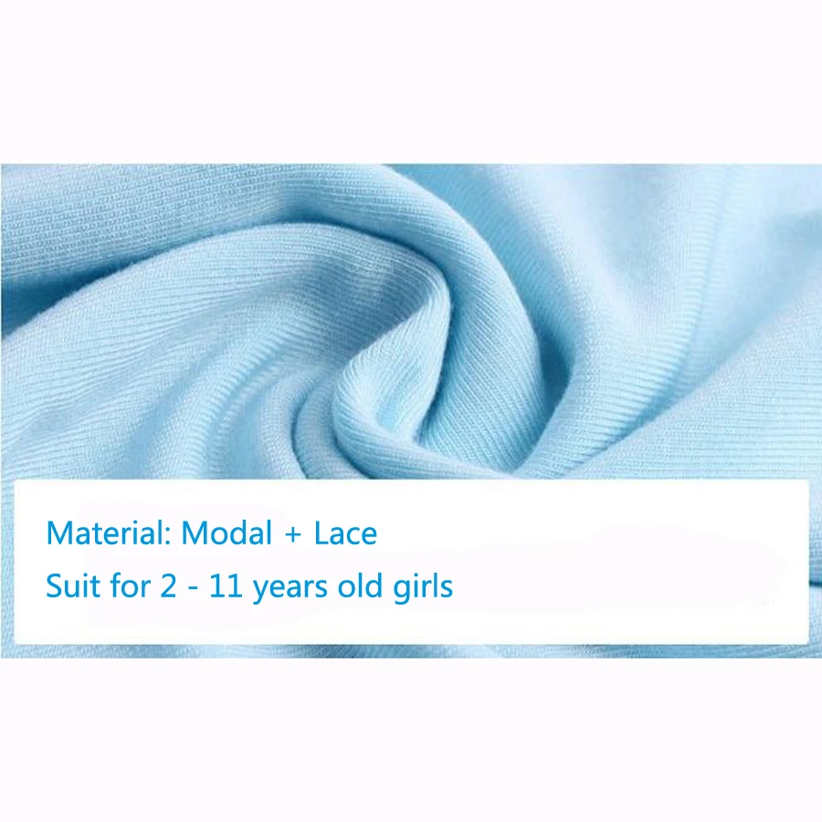 Штаны для маленьких детей летние леггинсы до середины икры из модала и кружева