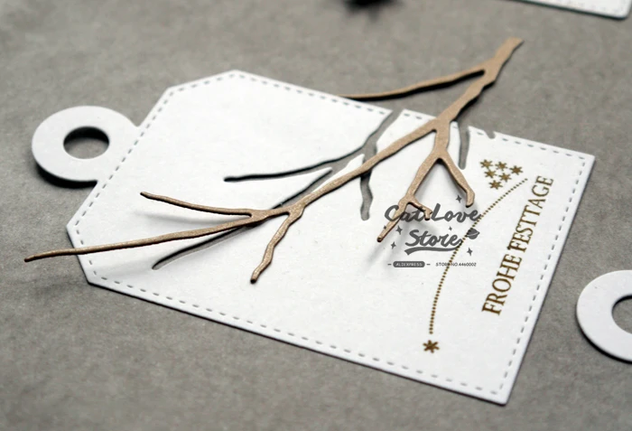 Сосновые конусы растения металлические штампы трафареты для рукоделия