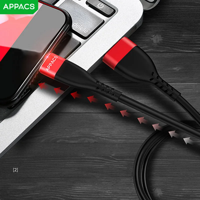 Кабель зарядный APPACS USB Type-C 1 2 м для Xiaomi 4C Nexus 5X/6P Huawei P9 | Мобильные телефоны и