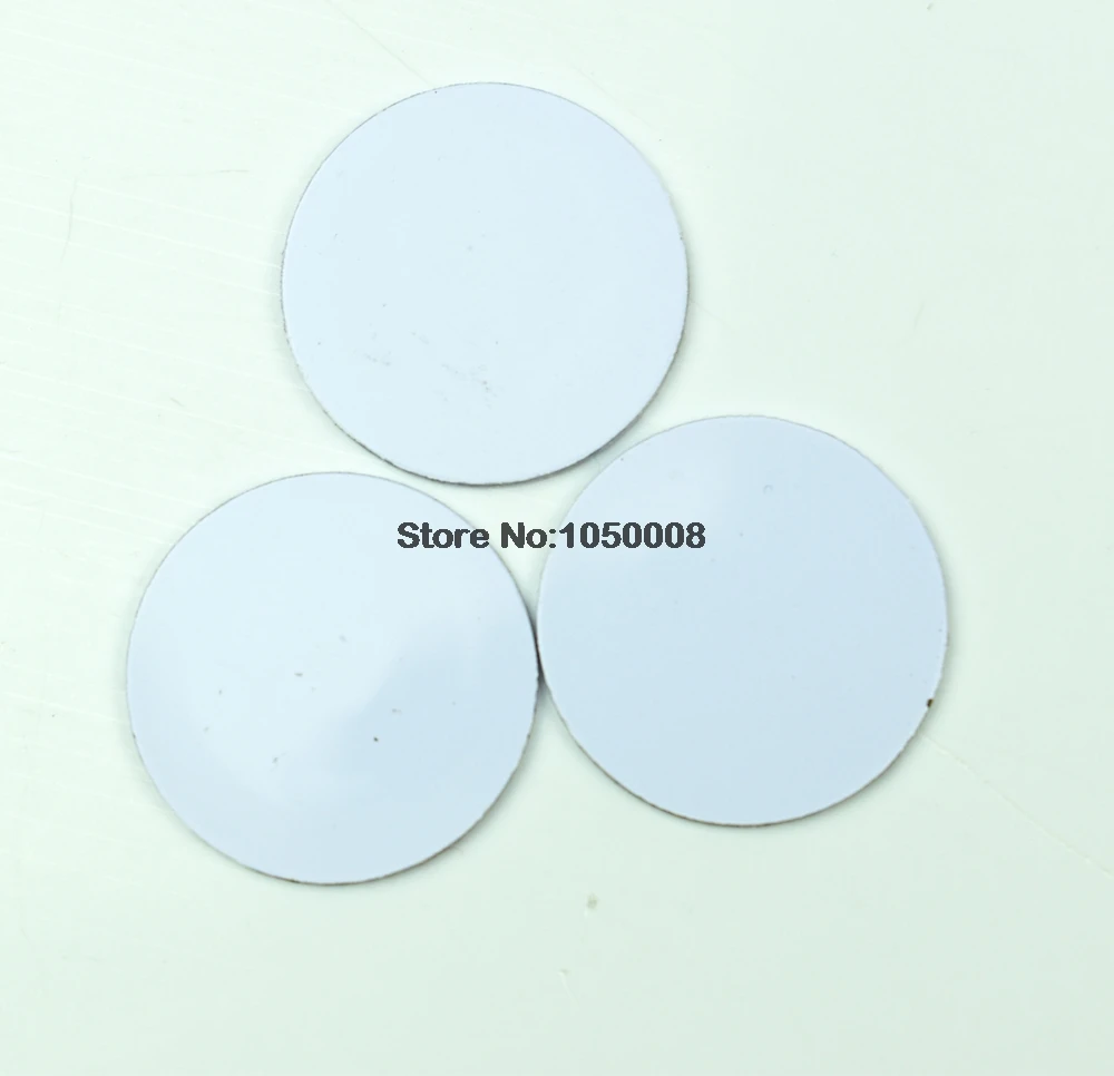 125 кГц RFID EM4305 клейкую ленту 3м Стикеры монета перезаписываемая Карта копировать клон карты диаметр 25 мм