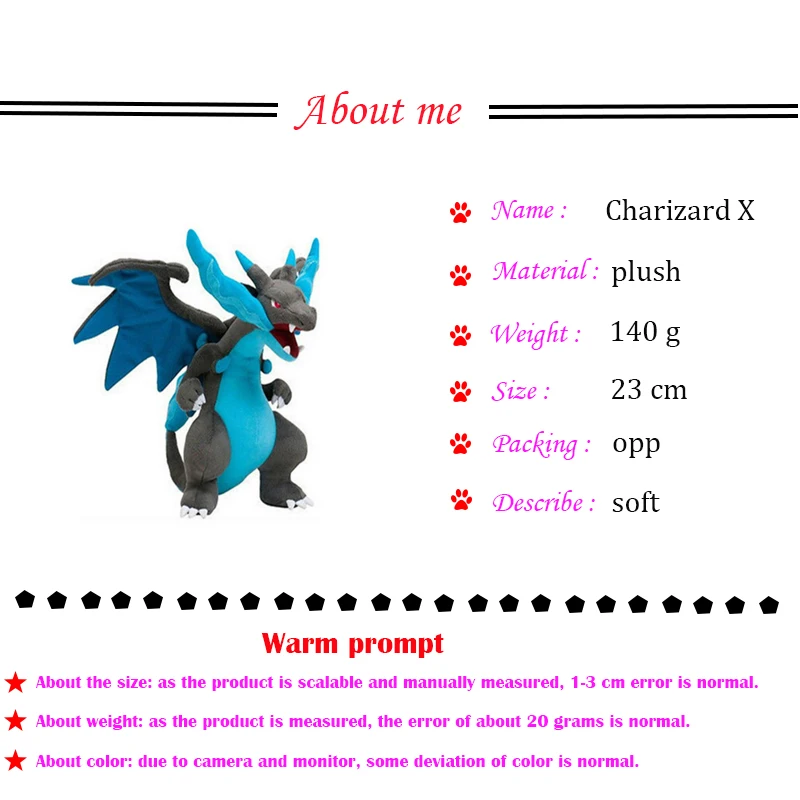 4 стиля Q версия Mega Charizard X& Y Mega Charizard Y Mega Evolution чучела животных Peluche плюшевые качественные игрушки для детей