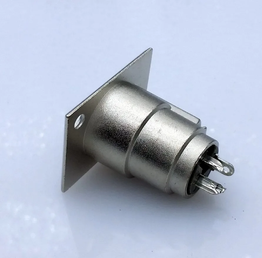 Синий 3 контакта XLR Мужской Разъем микрофонный разъем адаптер с гнездом для