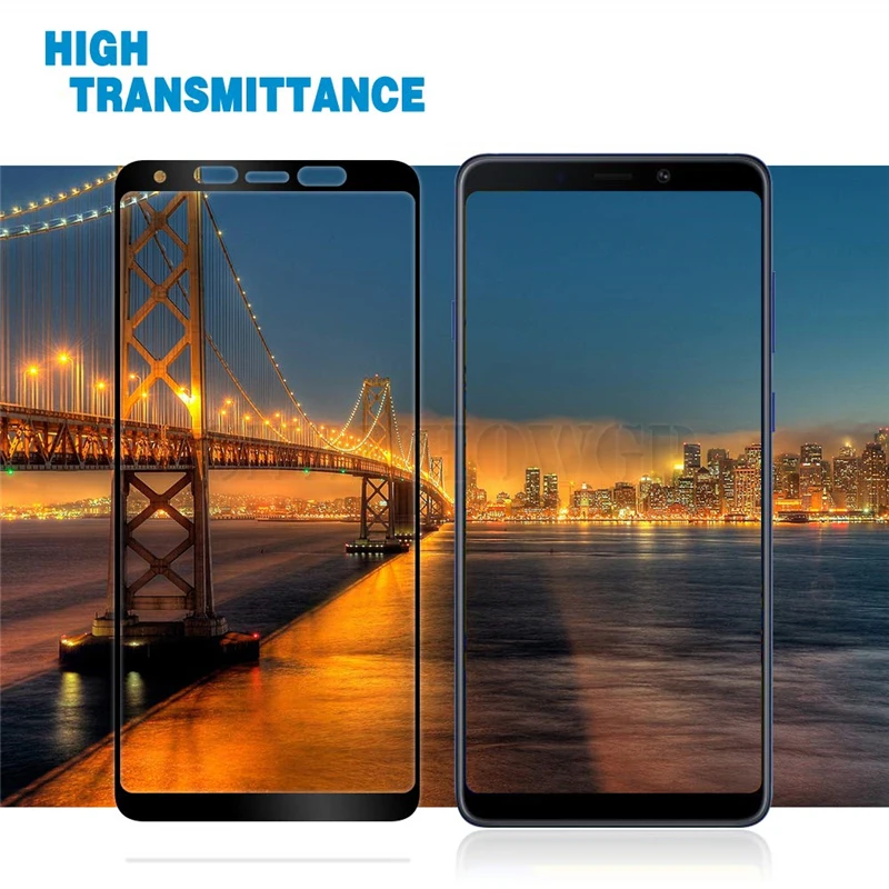 Полное покрытие из закаленного стекла для Samsung Galaxy A9 2018 Star Pro A9s Защита экрана SM A920