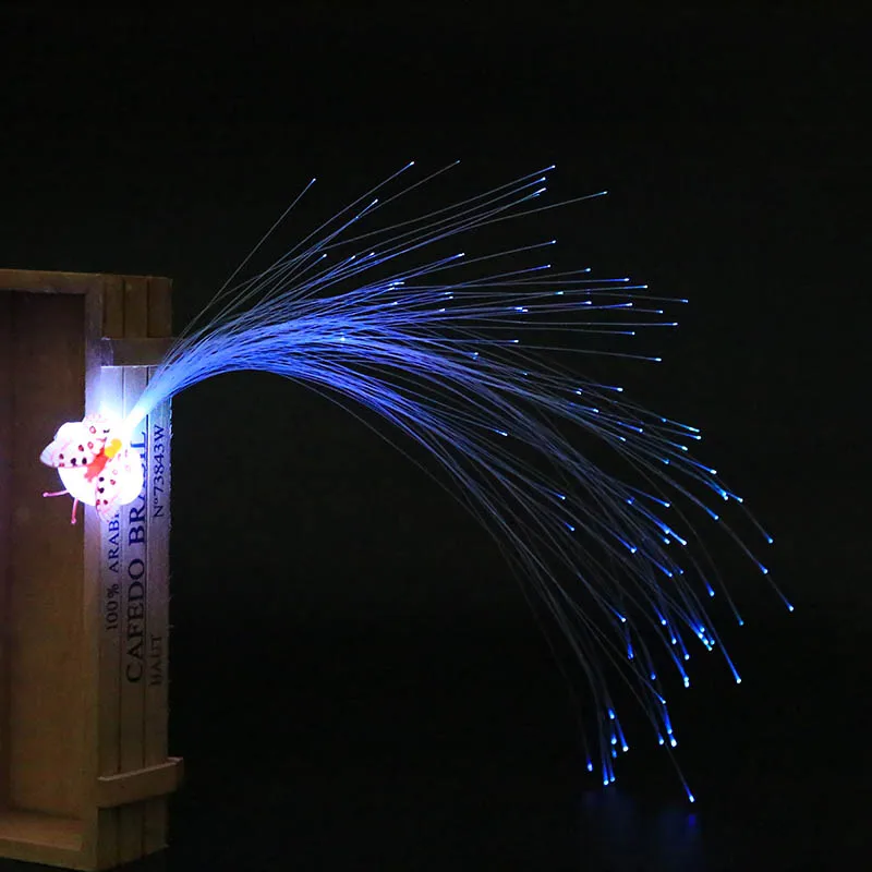 Детские светящиеся заколки для волос с бабочкой светодиодный красочные