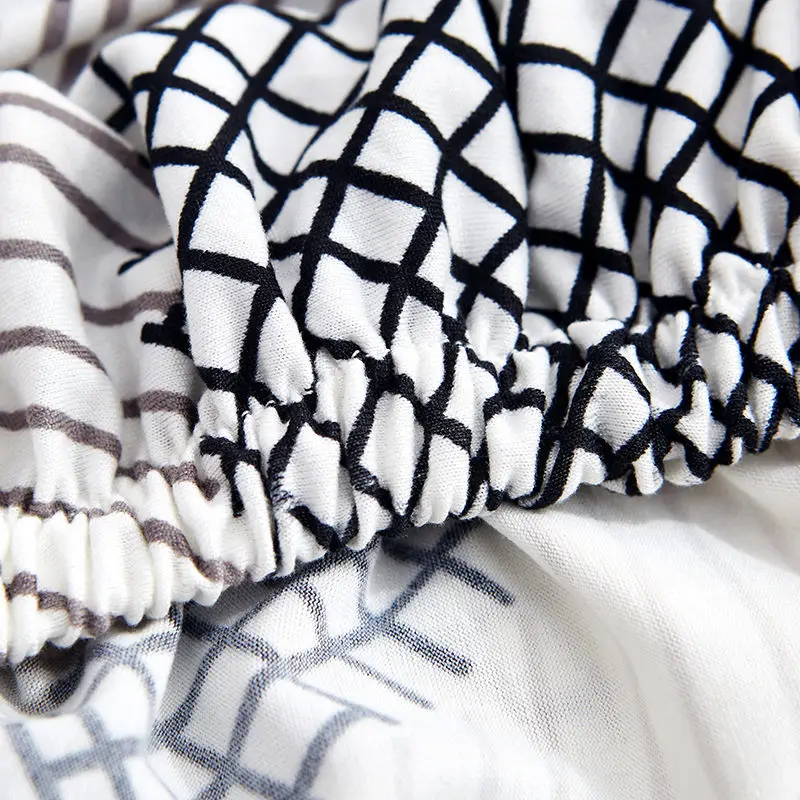 Принт с геометрическим узором Эластичный универсальный чехол для дивана