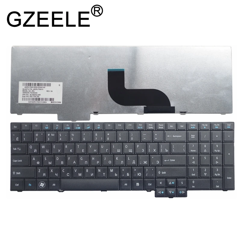 Клавиатура GZEELE для ноутбука Acer клавиатура путешествий TM5760 8573 TM6495T 7750 5760 6595 6495 5760G