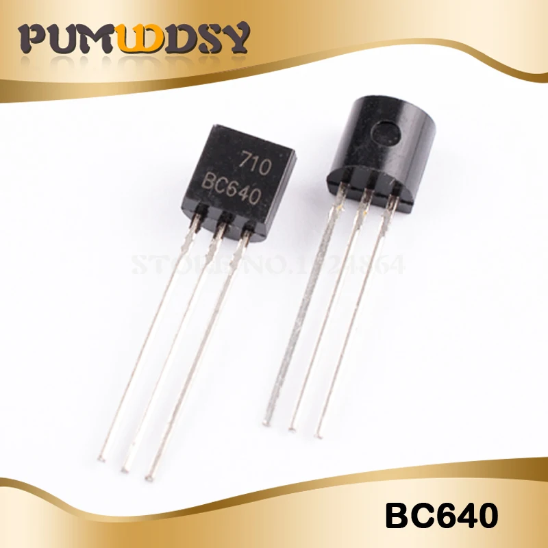 100 шт. BC639 BC640 BC546B BC547B BC548B BC556B BC557B BC558B BC559B в он-лайн транзисторный Триод TO-92 0.1A IC - Цвет: BC640