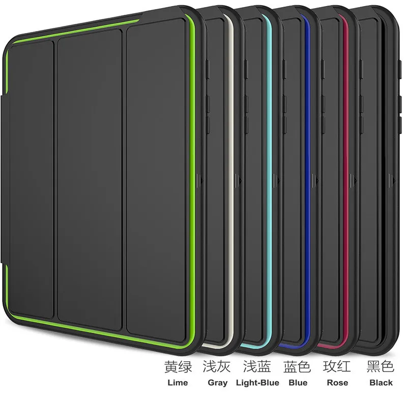 Модный чехол для iPad Pro 10 5 дюймов Чехол Funda PC + TPU PU кожаный подставка Air 2019 3 Para|Чехлы