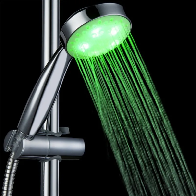 Пластиковая светодиодная ручная Лейка для душа|color shower|led color showershower shower |
