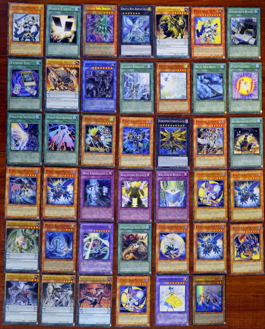 2 шт./лот Yu Gi Oh торговая карта Классическая игра Yugioh английская версия 41 шт. Монстр