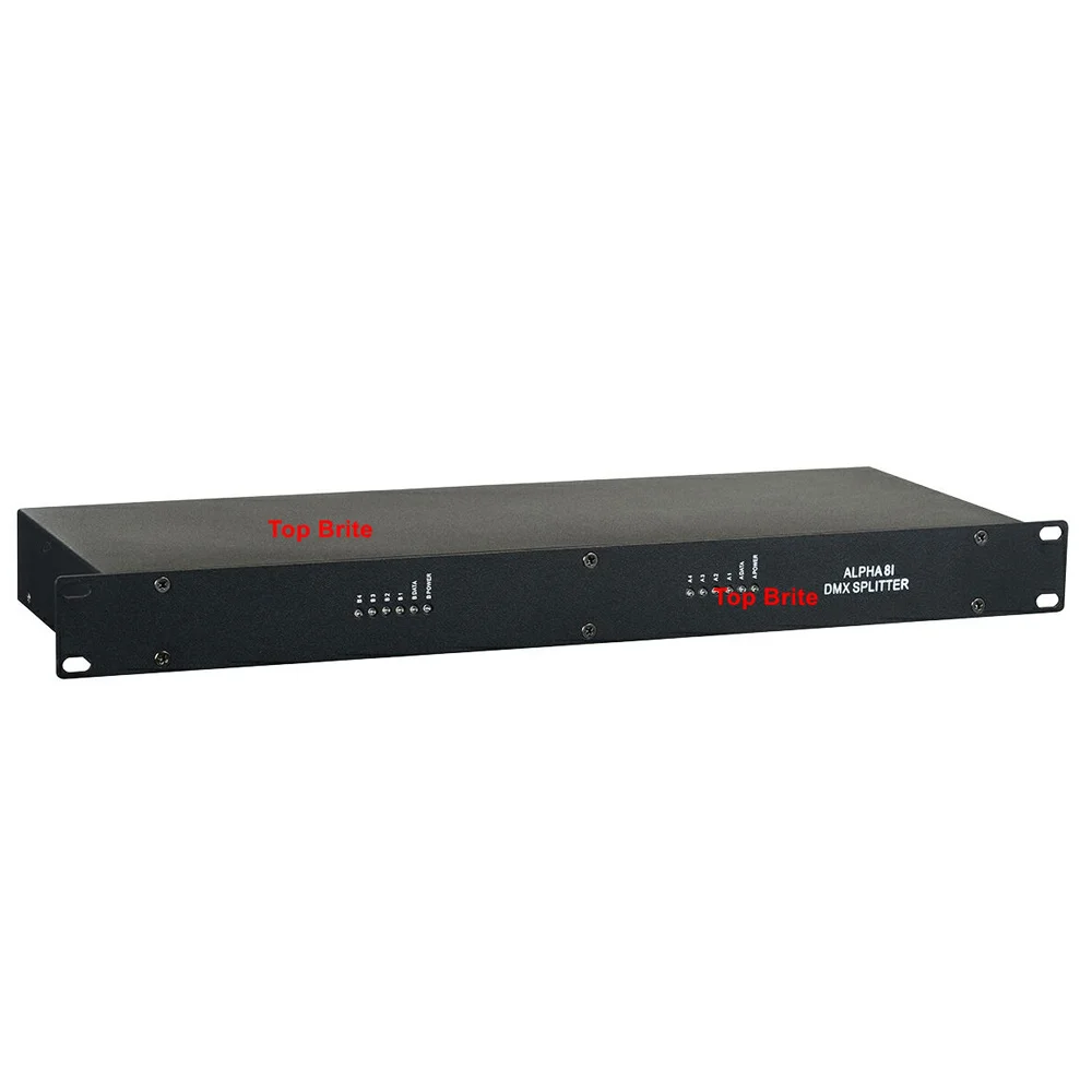 2 единицы DMX сплиттер DMX512 светильник сценический светильник s разделитель усилителя сигнала 8 выходов DMX Дистрибьютор 3 PIN/5PIN XLR разъем