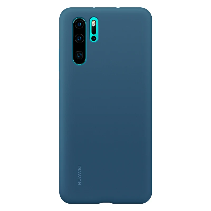 blue huawei P30 Pro Чехол huawei P30 чехол силиконовый чехол с логотипом huawei P 30 Мягкий Роскошный 360 противоударный huawei P30 Pro Чехол - Цвет: blue
