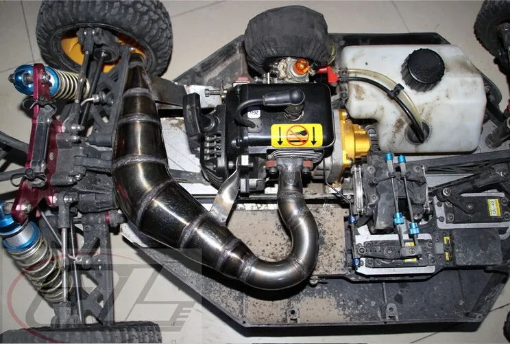 Для QL RACING Полная ручная настройка трубы/выхлопная труба для losi 5ive T