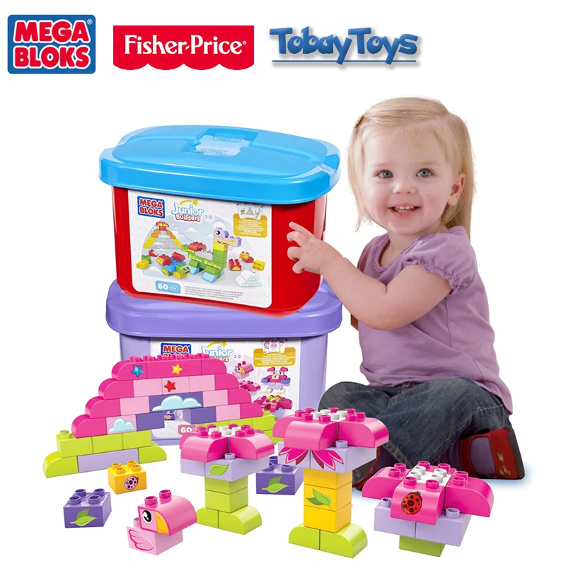 Подлинный бренд Mega Bloks детская развивающая игрушка серии Junior Builder Baby Play Bloks Before Bloque De Edificio FBC08 игрушка CYR22