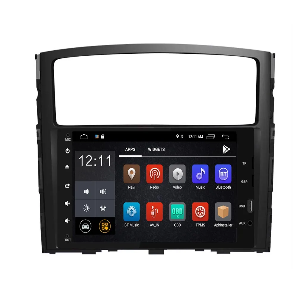 Автомобильный DVD мультимедийный плеер для Mitsubishi PAJERO 4 V97 V93 2din Android 10 Восьмиядерный
