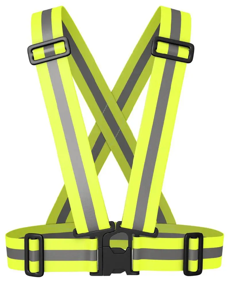 2PCS Night Reflective Vest Three Straps Emergency Safety Reflection Wrist Band Belt On for Sports Running Cycling Universal | Спорт и