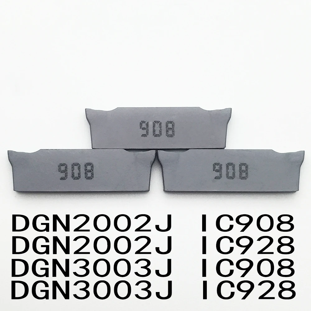 Бесплатная доставка 10 шт. DGN2002J IC908 DGN3003J IC928 CNC карбидная вставка для прорезания