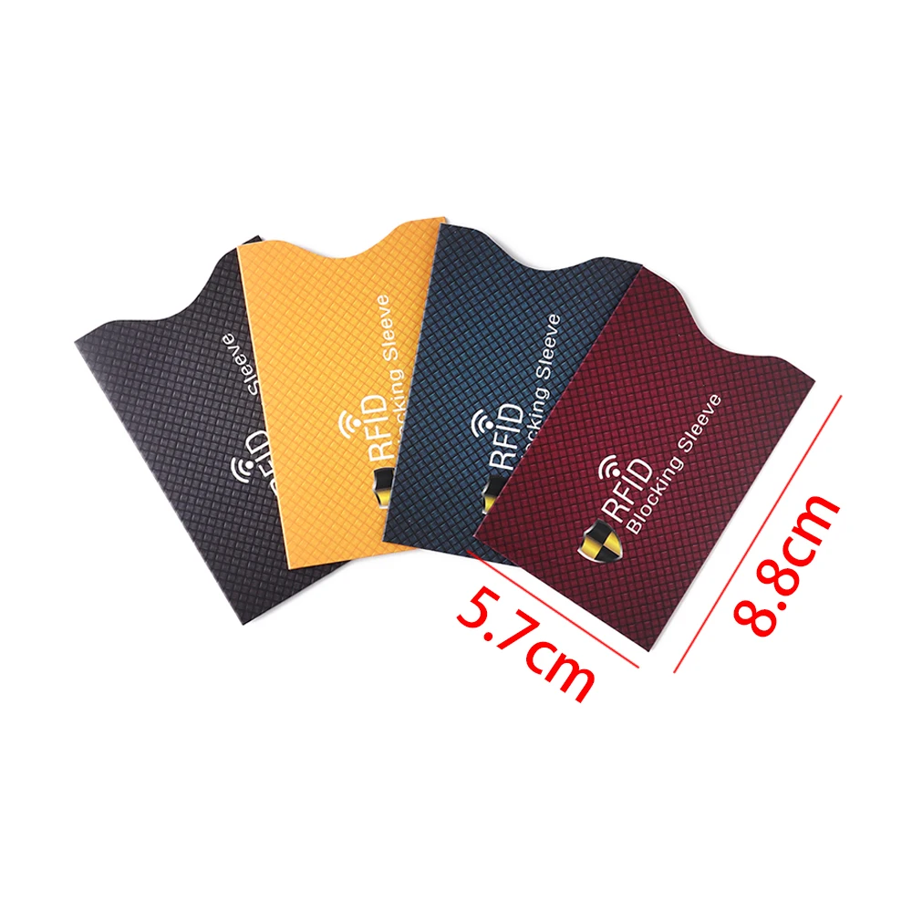 5 шт.лот защита от кражи для RFID защита для кредитных карт блокировка держатель для карт рукав кошелек чехол для кожи защитный чехол для банковских карт (art.: 3a358e776f6) - 3a358e776f6