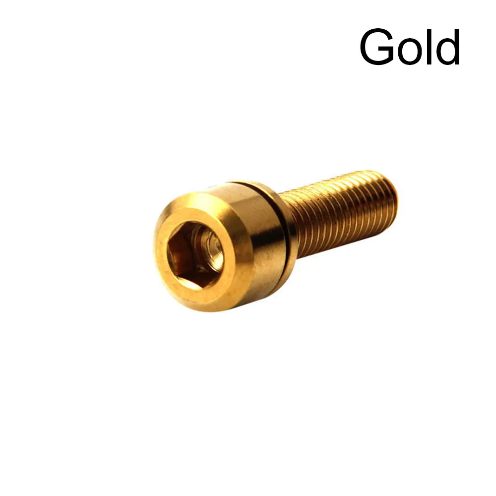 1 шт. M6x20mm дисковые тормоза болты суппорта титановые шурупы с шайбой прокладка
