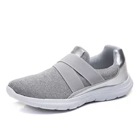 four seasons black gray sport shoes women tennis shoes slip on adult women athletic brand sneakers ladies trainers cheap