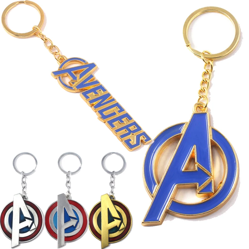 Брелок с героями marvel аниме брелок для ключей женщин Мстители мужчин капитан