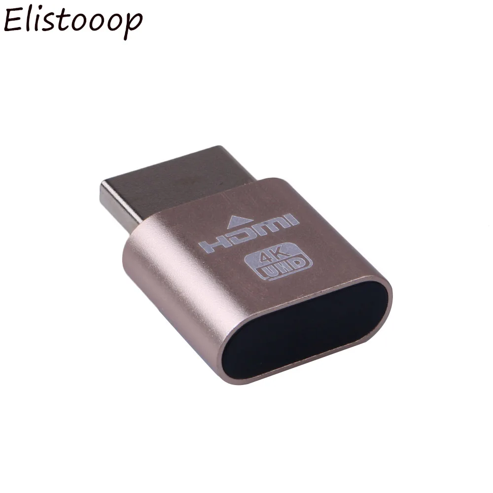 Elitooop VGA адаптер виртуального дисплея HDMI 1 4 DDC EDID пустышка без головы призрак