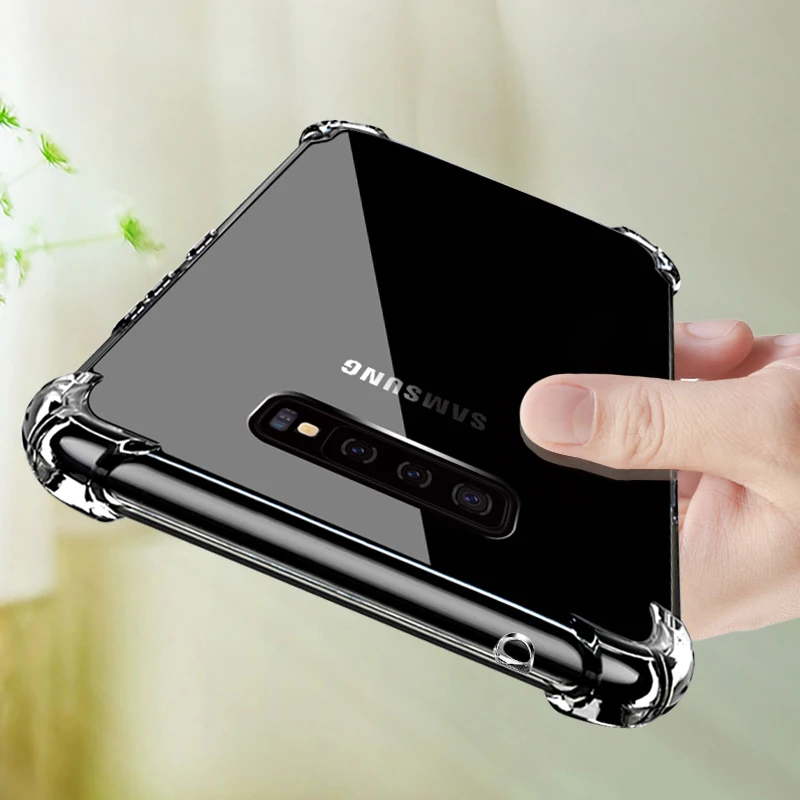 Чехол для телефона из ТПУ Samsung Galaxy S10 Plus S10e S20 FE S21 Ultra силиконовый чехол оболочка