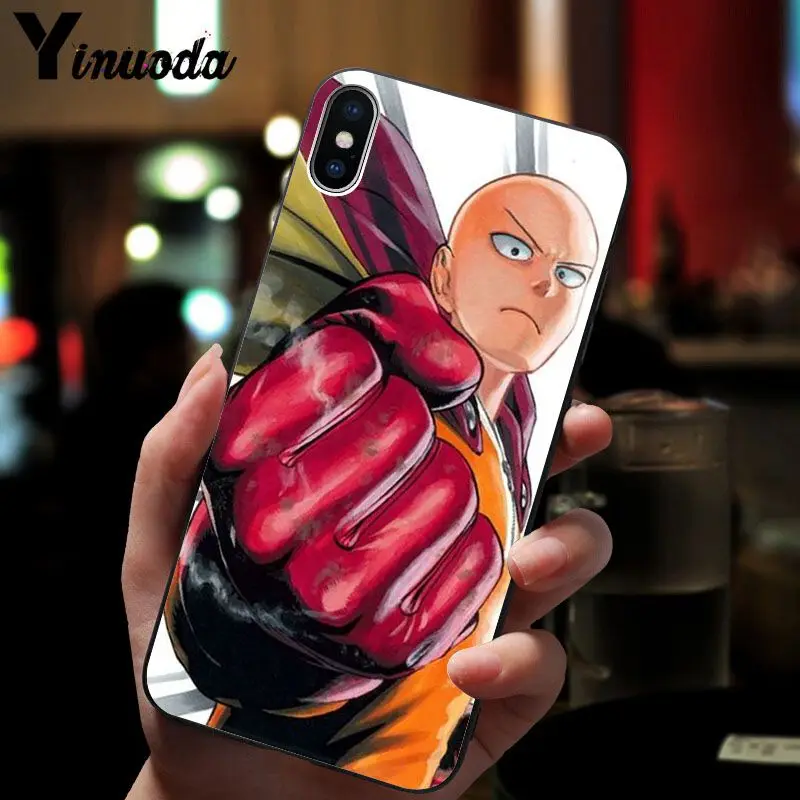 11pro MAX Bleach One Punch Man DIY Окрашенные аксессуары для телефонов чехол iPhone 8 7 6 6S Plus X XS 5 5S SE
