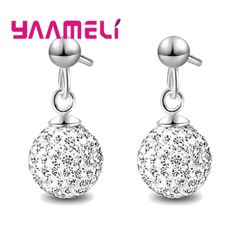 Женские серьги из серебра 925 пробы с фианитами | Украшения и аксессуары