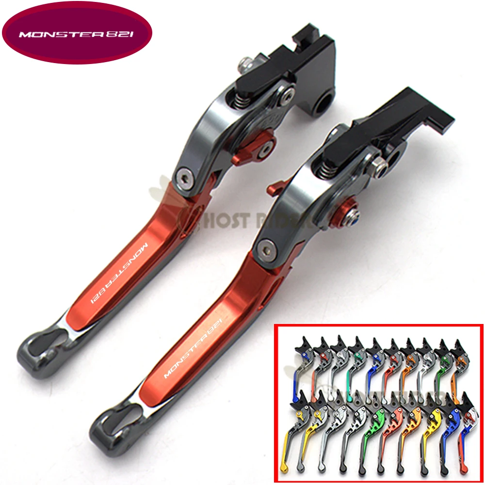 Складные Выдвижные рычаги сцепления тормоза для Ducati 821 Monster/Dark/Stripe 2018|Рычаги