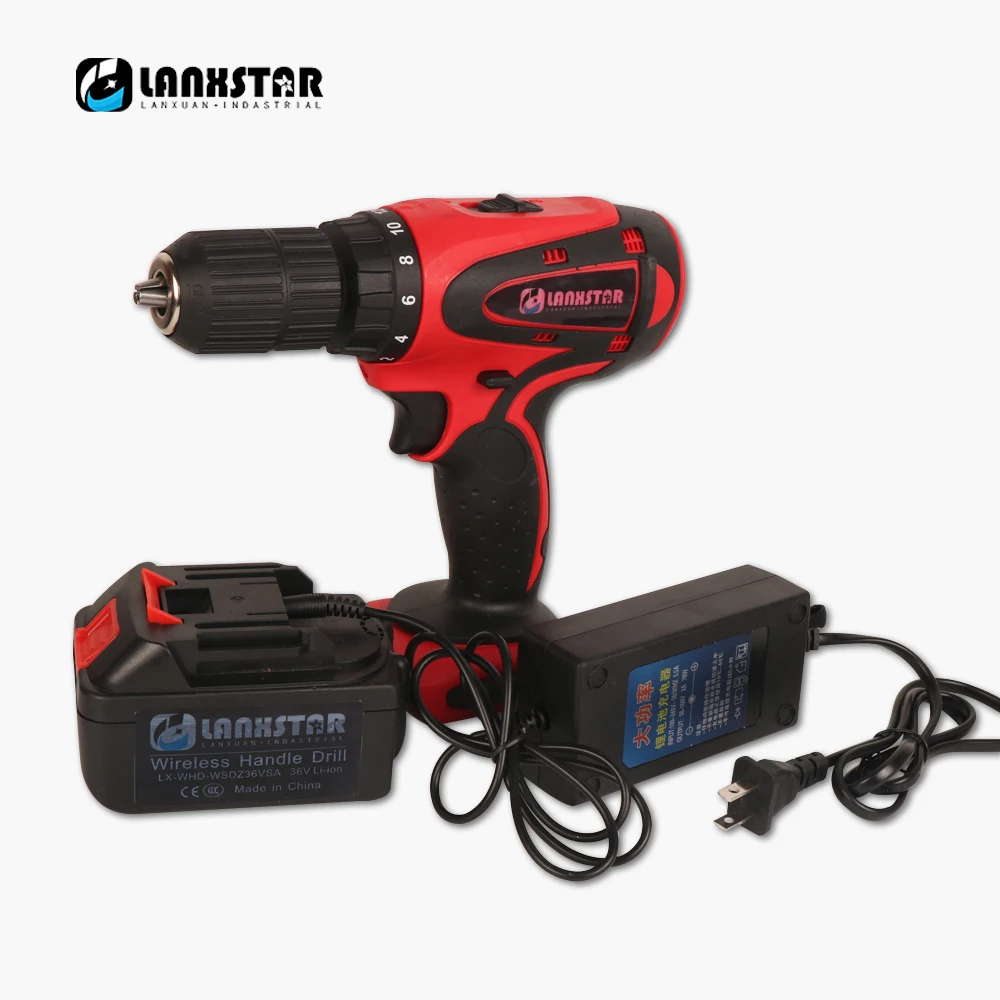 Максимальная электрическая отвертка 36 В беспроводная дрель мини драйвер