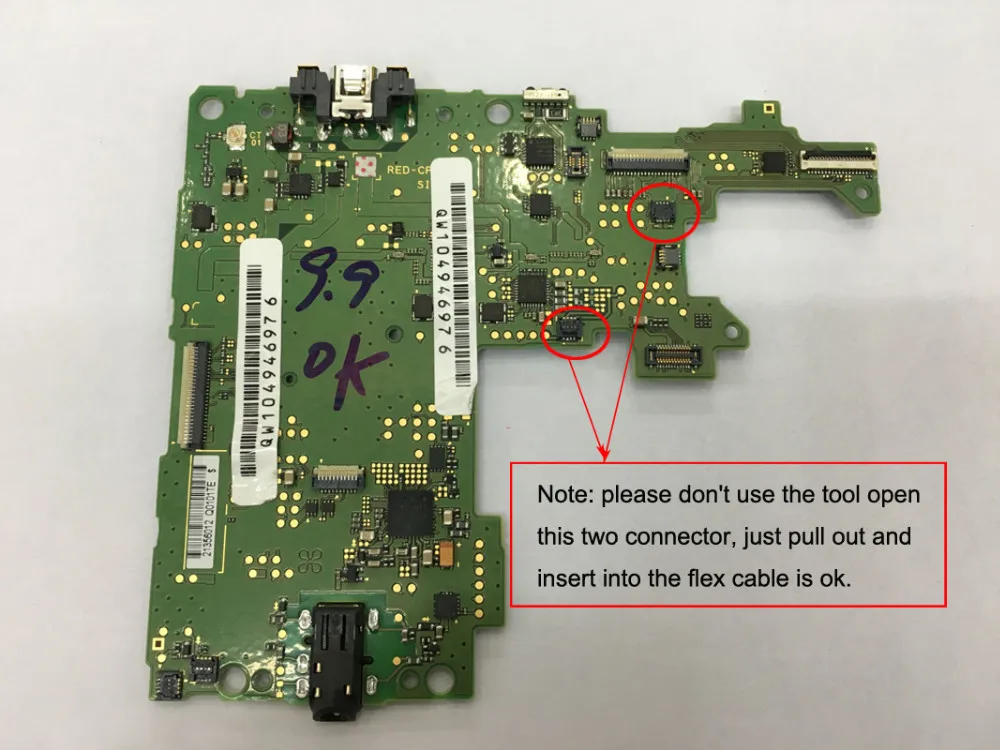 Оригинальная материнская плата PCB Материнская Запчасти для авто Для Nintendo New3DS XL