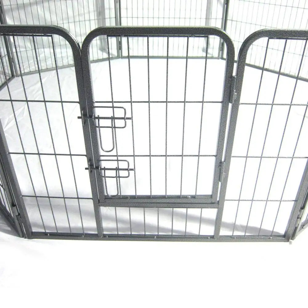 Манеж для собак 24 дюйма тяжелый металлический забор упражнений Hammigrid 8 панелей